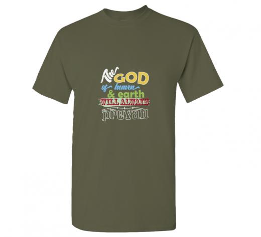 The God - T-shirt Gildan 5000 Military Green Unisex Adults