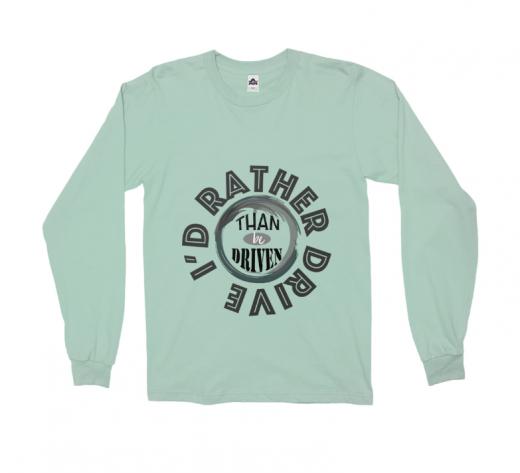 I'd Rather - Long Sleeve Alstyle 1304 Celadon Unisex Adults