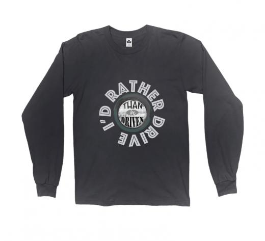 I'd Rather - Long Sleeve Alstyle 1304 Black Unisex Adults