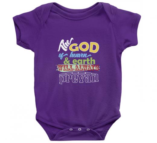 The God - Bodysuit Rabbit Skins RS 4400 Purple Unisex Toddler