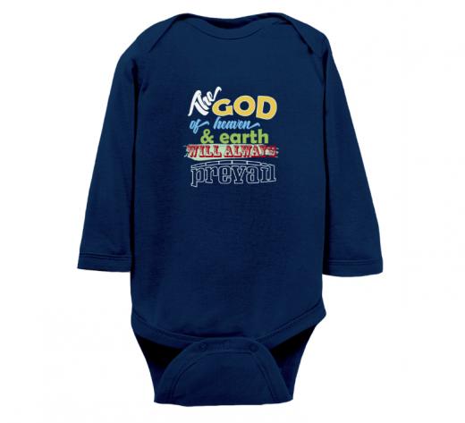 The God - Bodysuit Rabbit Skins LAT 4411 Navy Unisex Toddler