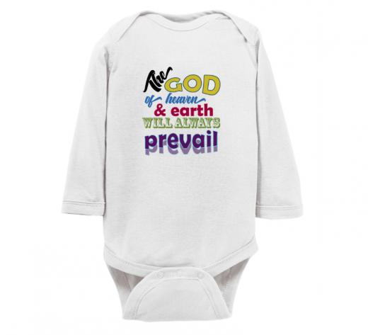 The God - Bodysuit Rabbit Skins LAT 4411 White Unisex Toddler