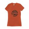 I'd Rather - T-shirt Bella + Canvas 6004 Medium Orange Women's