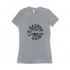 I'd Rather - T-shirt Bella + Canvas 6004 Medium Silver Women's