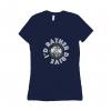 I'd Rather - T-shirt Bella + Canvas 6004 Medium Navy Women's