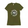 I'd Rather - T-shirt Bella + Canvas 6004 Medium Olive Women's