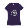 I'd Rather - T-shirt Bella + Canvas 6004 Medium Purple Women's