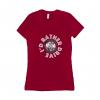 I'd Rather - T-shirt Bella + Canvas 6004 Medium Red Women's