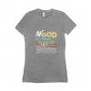 The God - T-shirt Bella + Canvas 6004 Medium Deep Heather Women's