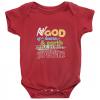 The God - Bodysuit Rabbit Skins RS 4400 Red Unisex Toddler