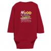 The God - Bodysuit Rabbit Skins LAT 4411 12-18 months Red Unisex